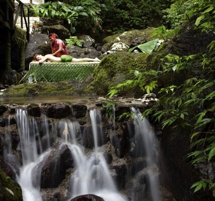 Rainforest Spa stream - Koro Sun Resort Medium
